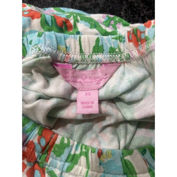 Lilly Pulitzer Strapless Jersey Knit Maxi Dress Size XS Colorful Beach Casual - Picture 3 of 6